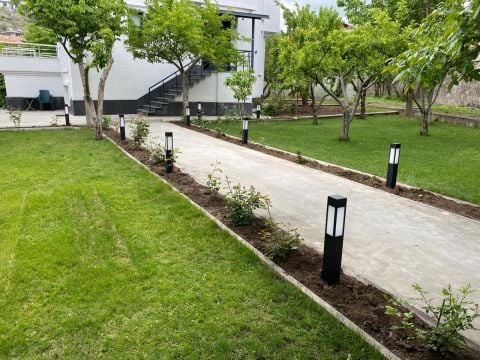 Hevsel 50cm. Bahçe, Site, Yürüme Yolu Bollard Aydınlatma
