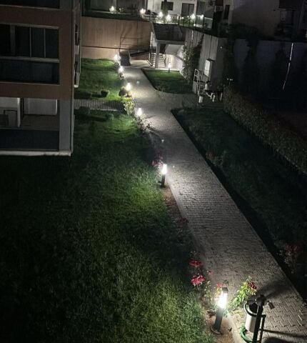 Hevsel 50cm. Bahçe, Site, Yürüme Yolu Bollard Aydınlatma