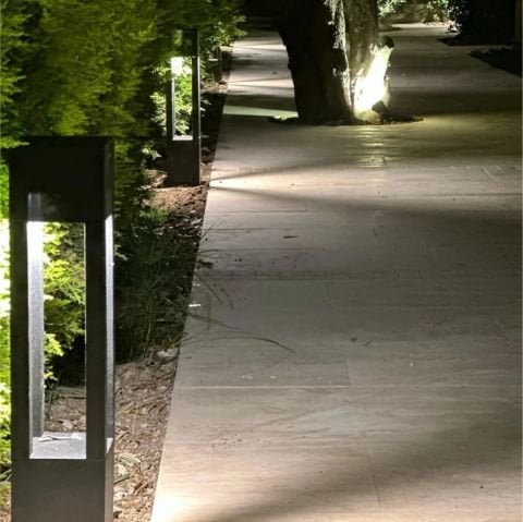 Fırat 40cm. Bahçe, Site, Yürüme Yolu Bollard Aydınlatma