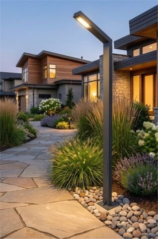 Bollard Aydınlatma Alaçam Bahçe, Site, Yürüme Yolu Aydınlatma Direği 300cm