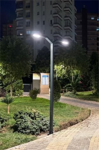 Bollard Aydınlatma Barla  Bahçe, Site, Yürüme Yolu Aydınlatma Direği 300cm