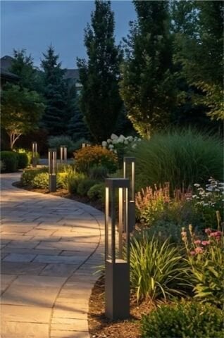 KAMPANYA ÜRÜNÜ Bollard Aydınlatma Fırat Bahçe, Site, Yürüme Yolu Aydınlatma 70cm