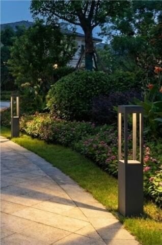 Bollard Aydınlatma Fırat Bahçe, Site, Yürüme Yolu Aydınlatma 80cm