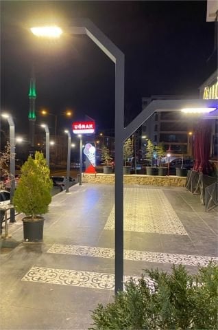 Cebeci 300cm. Led Aydınlatma Direği Bahçe, Site, Yürüme Yolu Aydınlatma