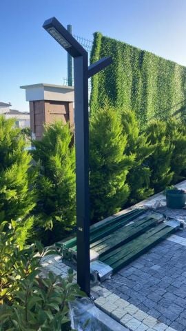 Cebeci 300cm. Led Aydınlatma Direği Bahçe, Site, Yürüme Yolu Aydınlatma