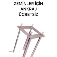 Yavuz Solar 300cm. Güneş Enerjili Aydınlatma Direği, Bahçe, Site, Yürüme Yolu Aydınlatma