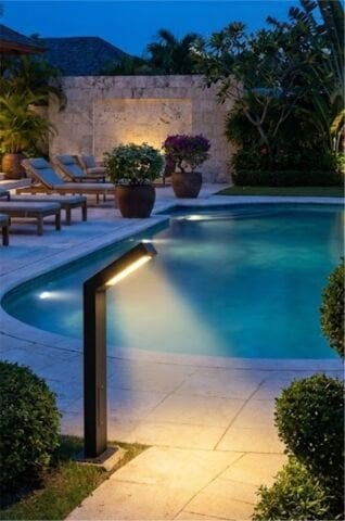 Bollard Aydınlatma Alaçam Bahçe Aydınlatması 80CM