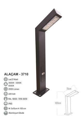 Bollard Aydınlatma Alaçam Bahçe Aydınlatması 100CM