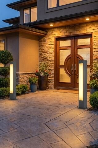 Bollard Aydınlatma Midas Bahçe, Yürüme Yolu Aydınlatma 80cm