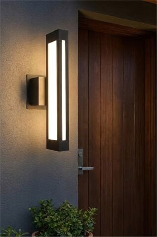 Bollard Aydınlatma Nurdağı Led Duvar Aplik Bahçe Aydınlatma 40cm