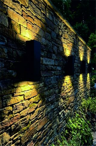 Bollard Aydınlatma Selin Duvar Aplik Bahçe Aydınlatması 35cm