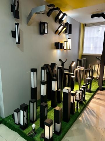 Dekor 50cm. Dış Mekan Bahçe Aydınlatma, Set üstü Aydınlatma