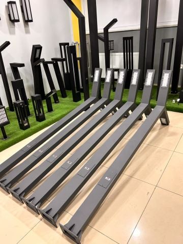 Erciyes 250cm. Çift Kollu Bahçe Led Aydınlatma Direği