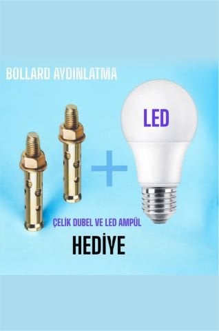 Levent 250cm. Aydınlatma Direği Ampul Hediye
