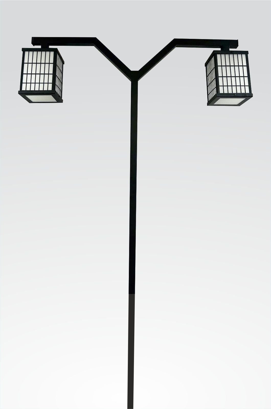 Levent 300cm. Çift Kollu Aydınlatma Direği Ampul Hediye