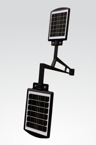 Luras 300cm. Solar Güneş Enerjili Bahçe Aydınlatma Direği 2x120 Watt Projektör Dahil