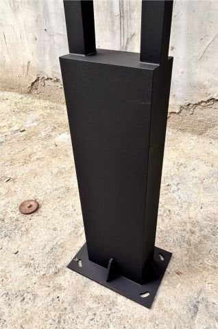 Luras 300cm. Solar Güneş Enerjili Bahçe Aydınlatma Direği 2x120 Watt Projektör Dahil