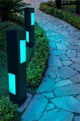 Bollard Aydınlatma Hevsel Dekor 50cm Bahçe Aydınlatması