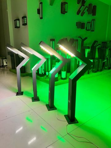 Bollard Evran 60cm. Çift Yönlü Led Yürüme Yolu Bahçe Aydınlatma