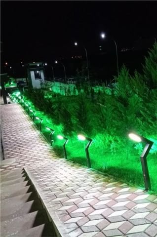 Bollard Evran 60cm. Çift Yönlü Led Yürüme Yolu Bahçe Aydınlatma