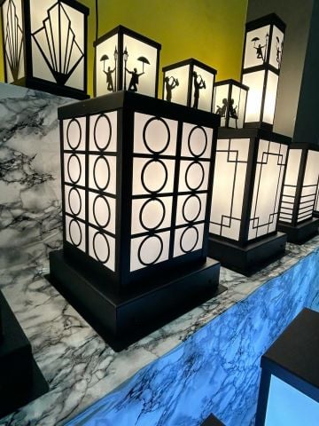 Bollard Aydınlatma Set Üstü Bahçe Aydınlatması 35CM