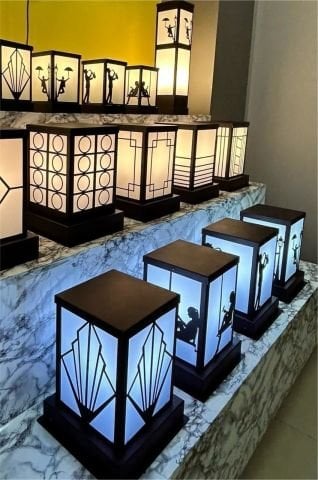 Bollard Aydınlatma Set Üstü Bahçe Aydınlatması 35CM