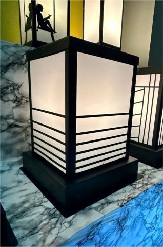 Bollard Aydınlatma Set Üstü Bahçe Aydınlatması 35CM