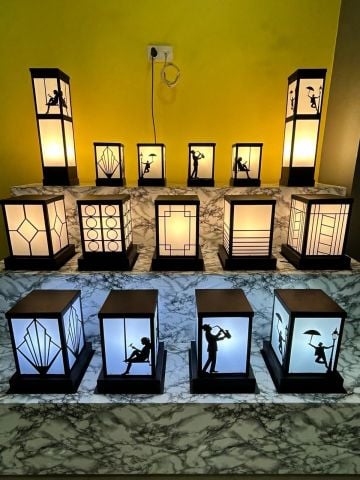 Bollard Aydınlatma Set Üstü Bahçe Aydınlatması 35CM