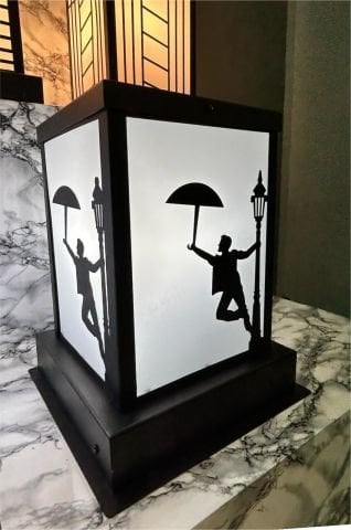 Doruk Set Üstü Led Aydınlatma 15x20cm. Ampül Dahil