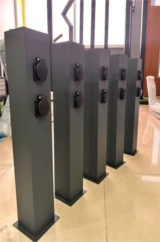Bollard Bahçe Prizi, Cafe, Restaurat, Lobi, Prizi Dış Mekan Priz, Alüminyum Gövde