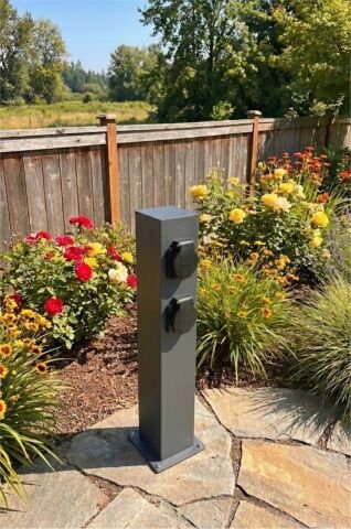 Bollard Aydınlatma Bahçe Prizi 50CM