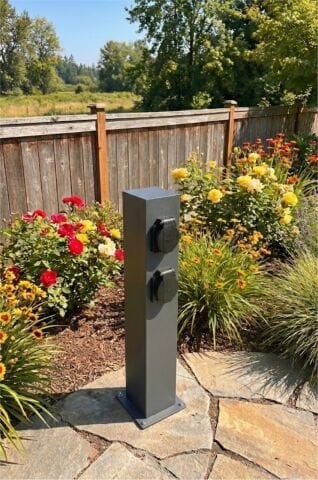 Bollard Aydınlatma Bahçe Prizi 50CM