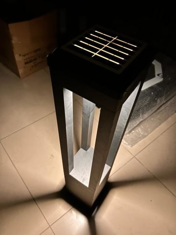 Fırat 60cm Güneş Enerjili, Bollard Bahçe Aydınlatma, Yürüme Yolu Aydınlatma