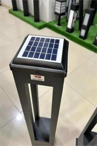 Fırat 60cm Güneş Enerjili, Bollard Bahçe Aydınlatma, Yürüme Yolu Aydınlatma