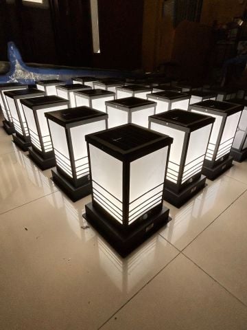 Doruk Set üstü aydınlatma 25x35cm. Güneş Enerjili, Kumandalı