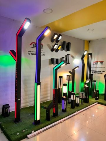 Benzin İstasyonu  Otel Kafe Restoran Rezidans Led Aydınlatma Direkleri 300cm