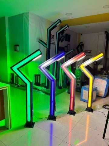Benzin İstasyonu  Otel Kafe Restoran Rezidans Led Aydınlatma Direkleri 150cm