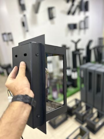 Camlı Aplik 30cm. Duvar Aplik