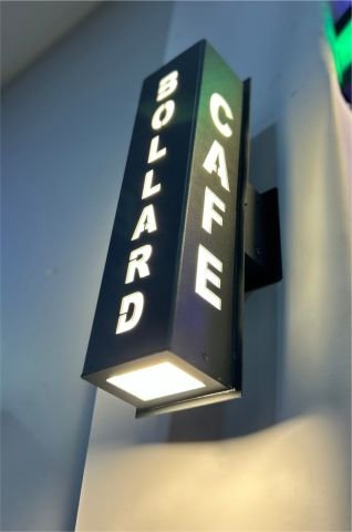 Bollard Dış Mekan Cafe, Otel, Kapı No Aplik İstenilen Yazılı Logolu Aplik 40 cm.