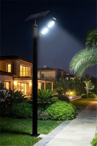 Bollard Aydınlatma Mercan Güneş Enerjili Direk 300CM