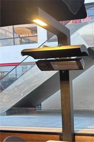 Bollard Aydınlatma Aydos Dış Mekan Isıtıcı Direk 230CM