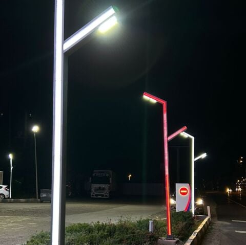 Benzin İstasyon Aydınlatma Direği Ambiyans Ledli 600CM
